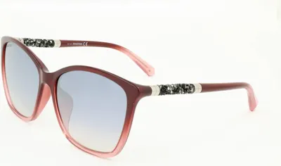 Image de Swarovski SK0185 D 69C SHINY BORDEAUX 59/15/140 Lunettes de soleil pour femmes