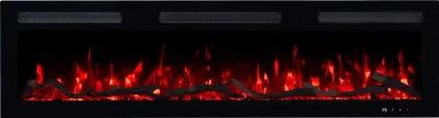 Obrázek produktu pro Elektrický krb Emotion Flame Monarch 183 – prémiový oheň – na stěnu a k vestavbě – 183x13x35 cm – LED krb s topením 900/1800 W