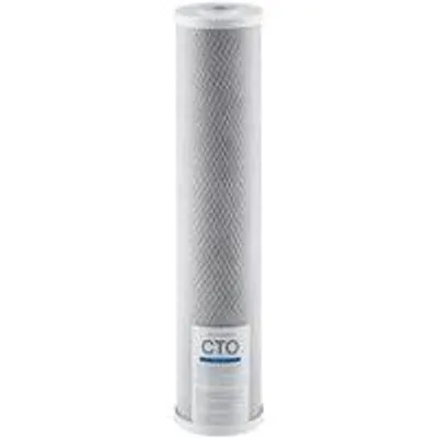 Produktbild von Hausfilter-Set mit 4,5“ x 20“ CTO-Kohlenstoffblock, für 3-Traps-Filter-Systeme zu Hause, reduziert Chlor, unangenehme Geschmacks- und Geruchsnoten