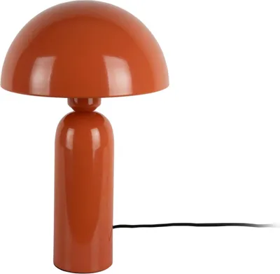 Image de Leitmotiv - Lampe de table Atrayente - Orange - 22x22x35cm Lampe de table - Lampe de chevet, salon, chambre à coucher