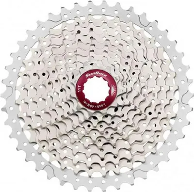 Produktbild von Sunrace CSMX3 10 Geschwindigkeitskassette 11-42t. Silbermetallic