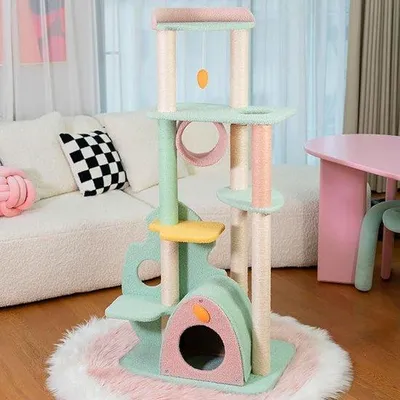 Produktbild von Famanu Katzenbaum Multifunktional - Großes, modernes Design für Katzen