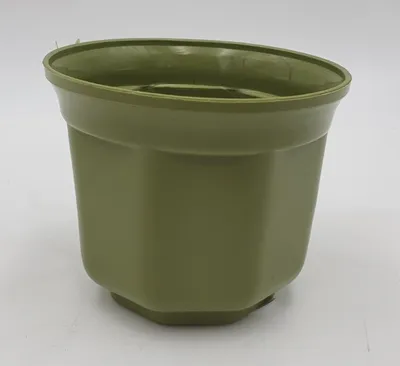 Image de pot de fleurs Sopot 8 cm, couleur olive, lot de 20