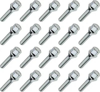 Zdjęcie produktu dla 20x śruba koła, M12x1.25, długość gwintu: 24 mm, kołnierz stożkowy, SW17