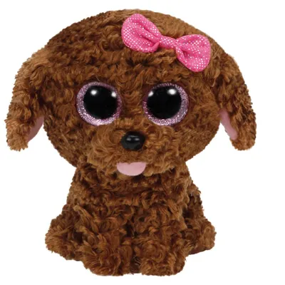 Produktbild von Maddie - Hund braun m. Schleife, 24cm