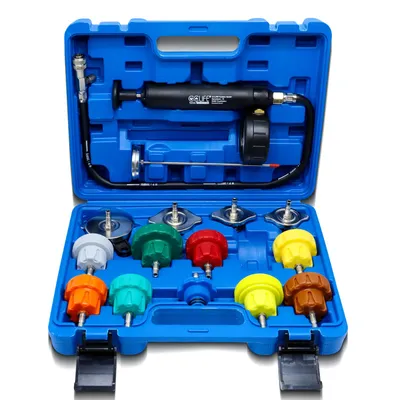 Produktbild von CCLIFE Kühlsystem-Abdrück- & Befüll-Set 16-tlg mit Wassertank