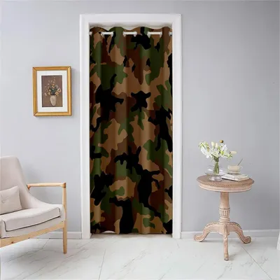 Zdjęcie produktu dla Zasłona zaciemniająca z przelotkami, brązowa, 168x229 cm