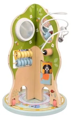 Immagine prodotto di Kruzzel 28180: Albero educativo in legno Montessori, 10 attività in 1