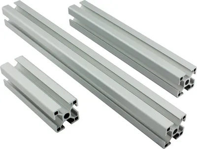 Produktbild von ALU Profil Aluprofil 30x30mm Nut 8 Aluminium Systemprofil Typ I 120cm 1200mm