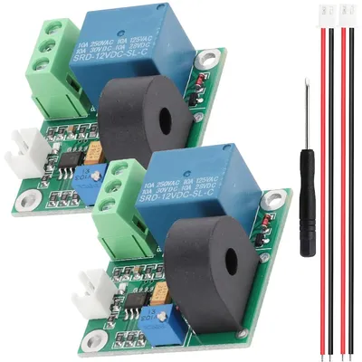 Productafbeelding van 2 stuks stroomdetectiesensormodule, 5 V, 12 V, 24 V, 0-5 A