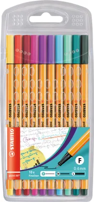 Produktbild von Fineliner - STABILO point 88 - 10er Pack - Sonderfarben