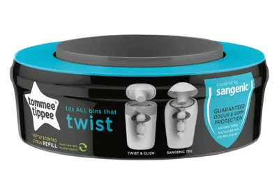 Immagine prodotto di Cassetta di ricarica Tommee Tippee Twist&Click + secchio per pannolini Sangenic Tec set da 1