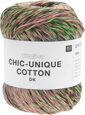 Produktbild von Rico - Creative Chic-Unique Baumwolle dk 0003 flowers