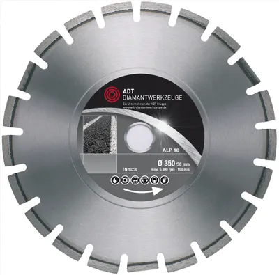Produktbild von Diamanttrennscheibe ALP 10 Premium / Lasergeschweißt / Ø 500 mm / 20,0 mm Bohrung