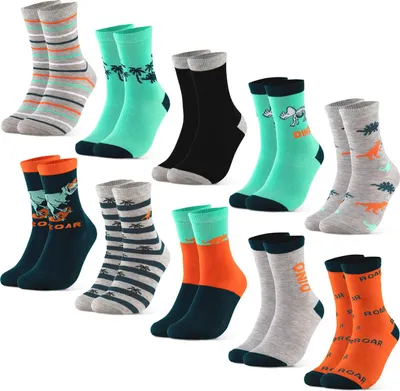 Produktbild von Occulto Jungen & Mädchen Motiv Socken 10er Pack (Modell: Fantasia)