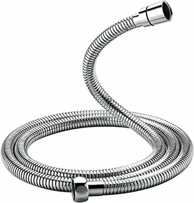 Produktbild von Universal-Brauseschlauch (G1/2 Zoll, 2m), Knickschutz-Brauseschlauch, Edelstahl/Chrom