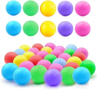 Produktbild von Famanu Tischtennisbälle 30 Stück in gemischten Farben - 40 mm