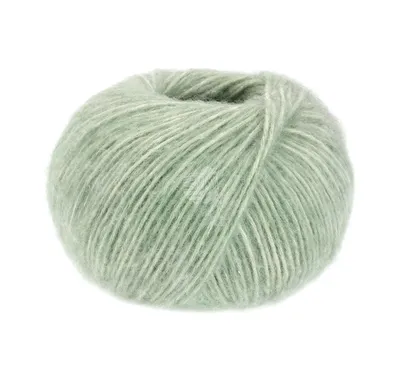 A ball of yarn on a white background.
