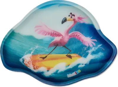 Immagine prodotto di ergobag accessori per lo zaino Kontur Klettie Flamingo blu multicolore