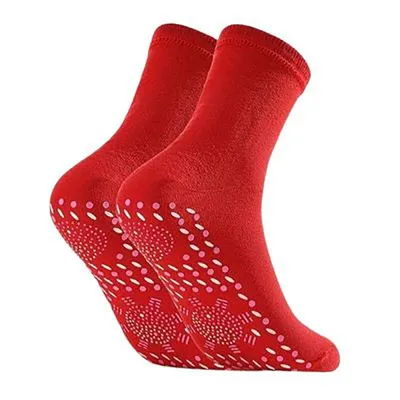 Produktbild von Turmalin Wärmende Massagesocken rot
