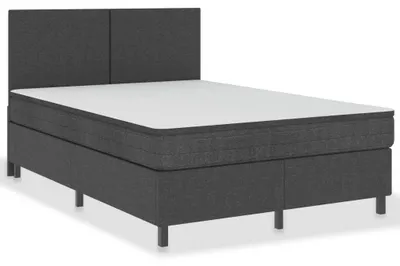 Obrázek produktu pro vidaXL Boxspring rám postele šedá látka 140x200 cm