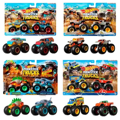 Obrázok produktu pre Hot Wheels Monster Trucks JLV86, Monster truck, 3 rok / roky, Kov, Plast, Viacfarebný
