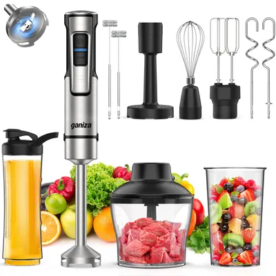 Produktbild von 10-in-1 Stabmixer, 1200 Watt Leistung, Geschwindigkeitsregelung und Turbotaste