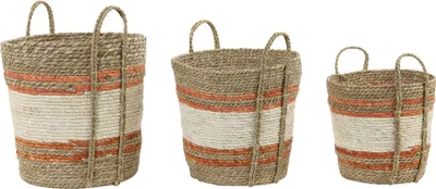 Productafbeelding van Light & Living - Mand GAMEIRO - Ø40x40 cm - Bruin - Set van 3