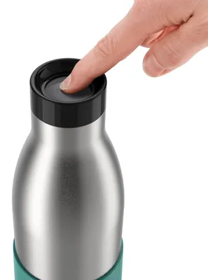 Immagine prodotto di EMSA Bludrop Sleeve N31112 0,7 L N31112 - 700 ml - Uso quotidiano - Verde - Acciaio inox - Acciaio inox - 12 h - 6 h (N31112