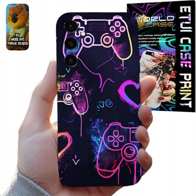 Zdjęcie produktu dla Etui Case Samsung Galaxy S24 Gamer Game Wzory Dla Gracza + Szkło