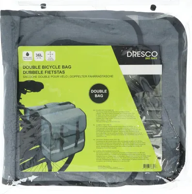 Image de Sacoche double pour vélo Dresco 36 litres