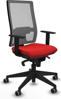 Zdjęcie produktu dla Krzesło biurowe Piqueras y Crespo 1D066G0 Czerwone