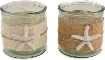 Produktbild von Runder Teelichthalter aus Glas naturfarben Ø 10 x 10 cm
