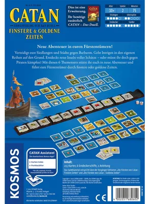 Obrázok produktu pre CATAN - Rozšírenie pre súboj - Dark & Golden Times