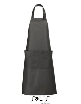 Obrázok produktu pre SOLs 88010 | Dlhá zástera Gala - 75 x 90 cm - Farba: tmavosivá (jednofarebná) - Rozmer: 75 x 90 cm