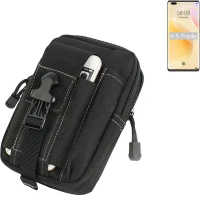 Produktbild von K-S-Trade Gürtel Tasche kompatibel mit Huawei nova 8 Pro 4G Gürteltasche Holster Schutz Hülle Handy Hülle Smartphone outdoor Handy-Hülle schwarz