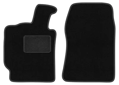 Productafbeelding van Velours voormatten voor Lancia Thesis 2001-2009 (sedan) – 2-delig, zwart, op maat – Wielganizator LUX