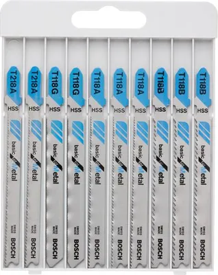 Produktbild von 10-tlg. Stichsägeblatt-Set Basic for Metal