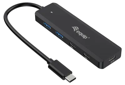 Produktbild von Equip USB-C 4-Port USB 3.2 Gen 1 Hub, USB-C x 2, USB-A x 2