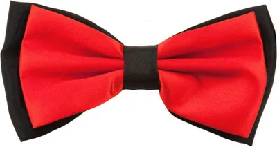 Produktbild von Oblique Unique Fliege Schleife Hochzeit Anzug Smoking - schwarz-rot