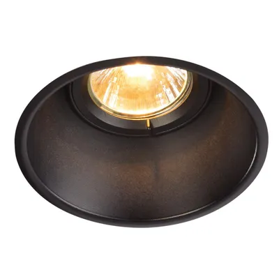 Image de Lampe à encastrer Horn-T ronde Ø10,6 cm noire GU10
