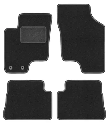 Imagen del producto de Alfombrillas de moqueta para Hyundai Getz 2002-2010 (hatchback) – juego de 4 piezas, gris grafito, a medida – Wielganizator LUX