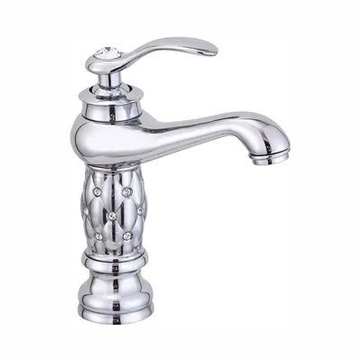 Immagine prodotto di Miscelatore per lavabo URANIA KRAN retro SILVER CHROME glamour LAUFERI