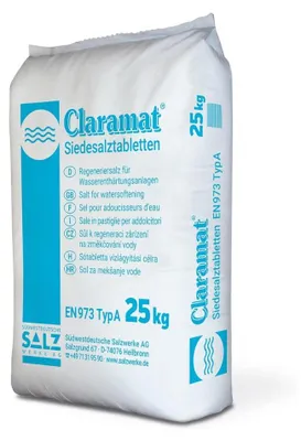 Produktbild von 20x Claramat® Siedesalztabletten | Sack (25 kg) - B0CVQHML33