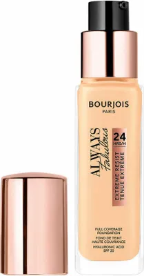 Zdjęcie produktu dla Bourjois Always fabulous 24HRS, Buteleczka z pompką, Krem, Skóra uniwersalna, Nawilżający, Ochrona, Beżowy, Light Ivory