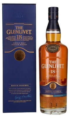 Produktbild von The Glenlivet 18 Years Old BATCH RESERVE Single Malt Whisky 40% Vol. 0,7l in Geschenkbox