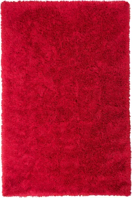 Zdjęcie produktu dla BELIANI Dywan shaggy czerwony 160 x 230 cm puszysty włochacz