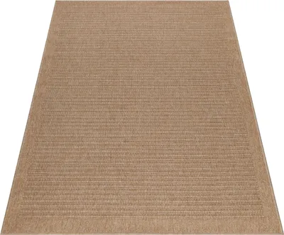 Produktbild von Outdoor Teppich Wetterfest 200x290 Rechteck Beige für Camping Garten oder innen Vintage Design aus Polypropylen