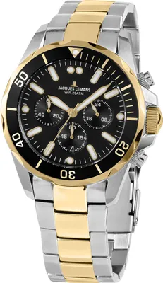 Produktbild von Jacques Lemans 1-2091I Liverpool Chronograph Herrenuhr 44mm 20ATM