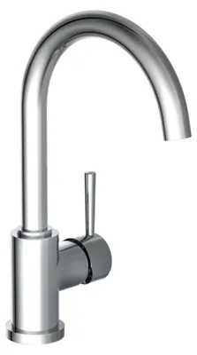 Produktbild von SCHÜTTE Küchenarmatur UNICORN, Wasserhahn Küche mit schwenkbarem Auslauf, Mischbatterie Küche, Spültischarmatur in Chrom